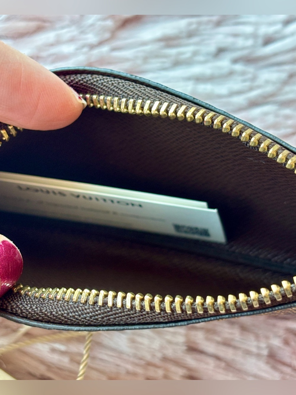 NWT Louis Vuitton Damier Ebene Key Pouch - Picture 5 of 11